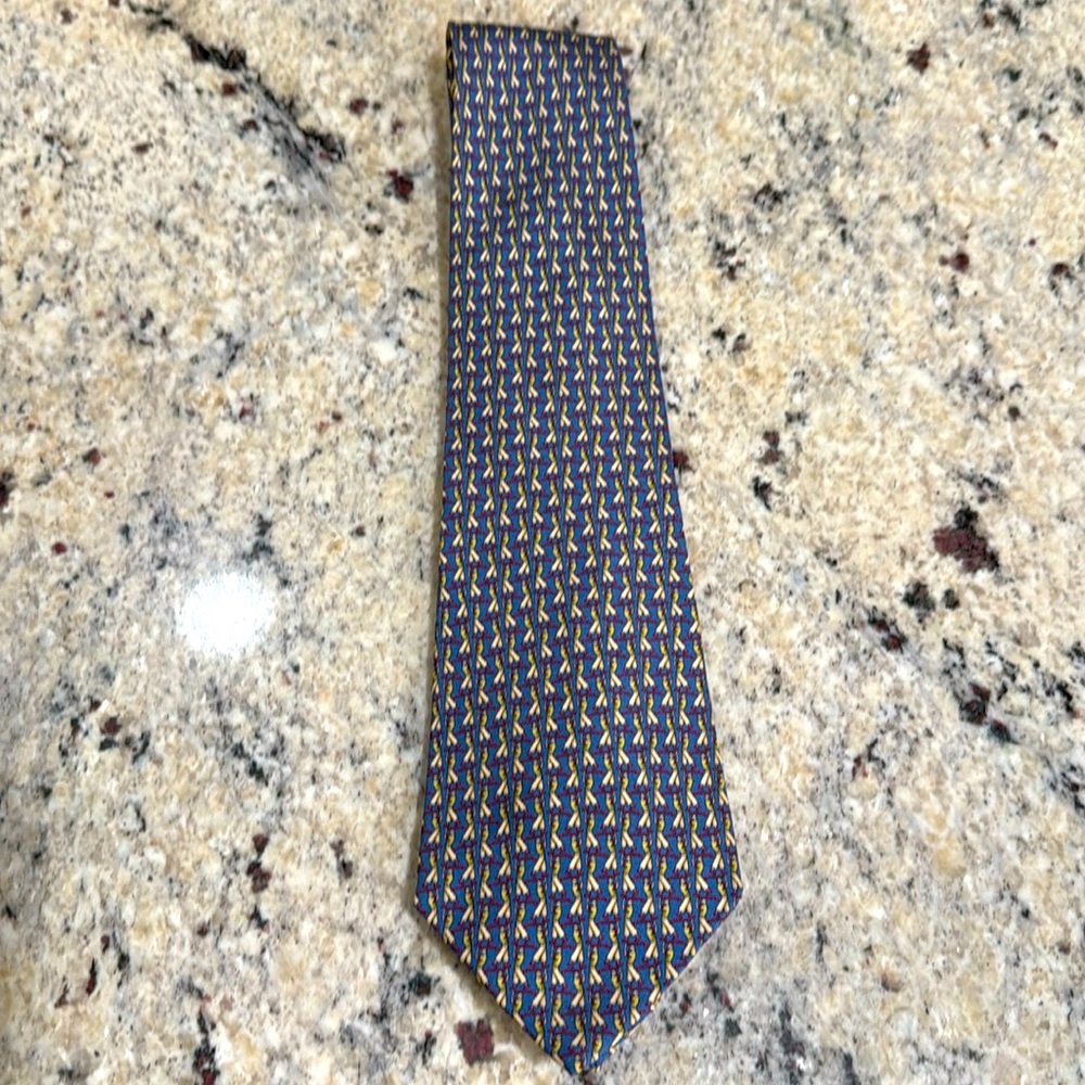 Ferragamo golfer tie 🏌️‍♀️